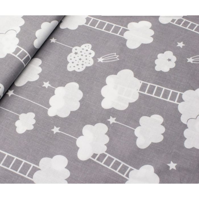 Paklodė su guma 38x80 "Cotton story" - medvilninė (galima rinktis spalvą)