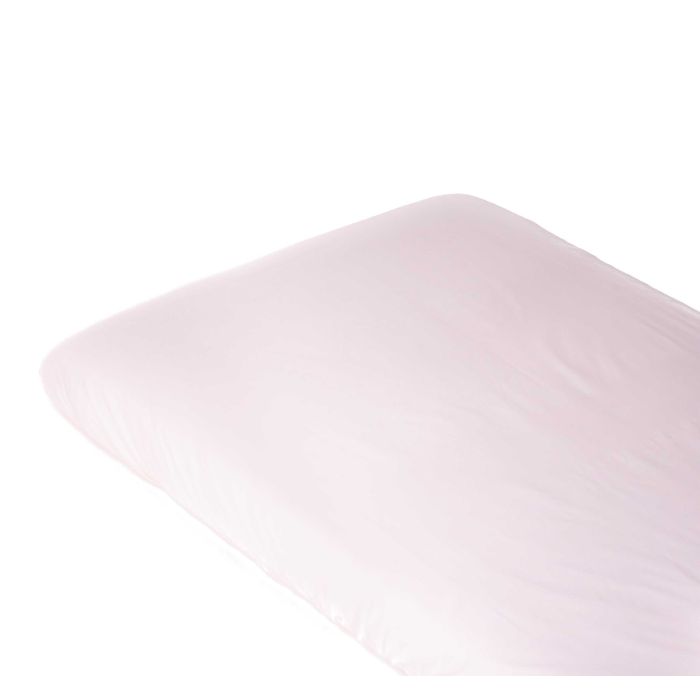 Paklodė su guma 120x60 "Blank PINK" - medvilninė 