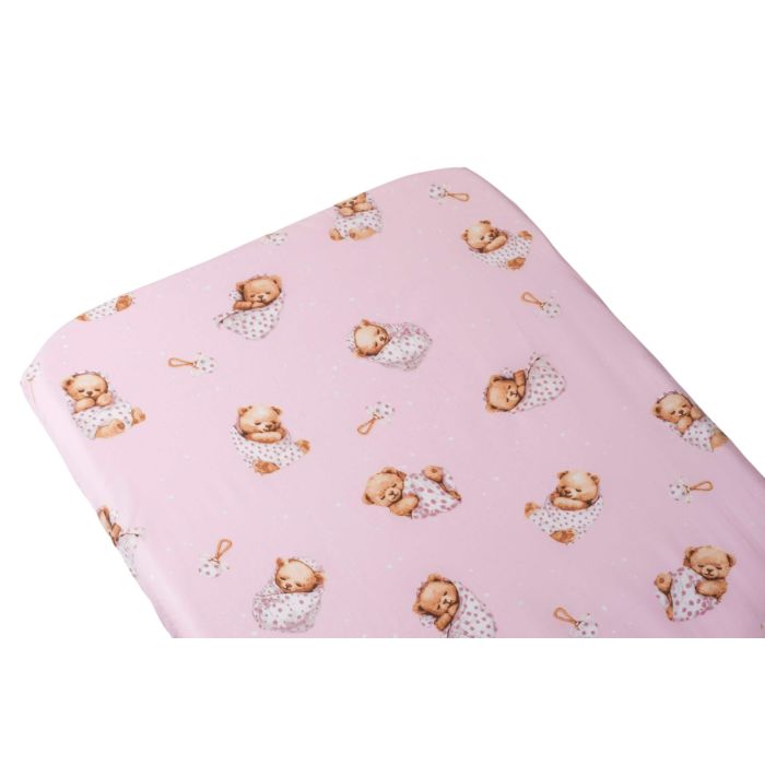 Paklodė kūdikiui "Baby girl" su guma