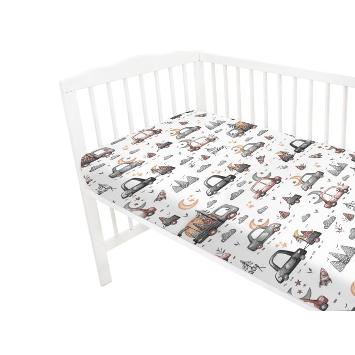 6 dalių kraitelis kūdikiui "On road grey"