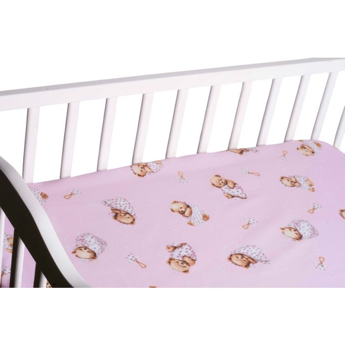 Paklodė kūdikiui "Baby girl" su guma