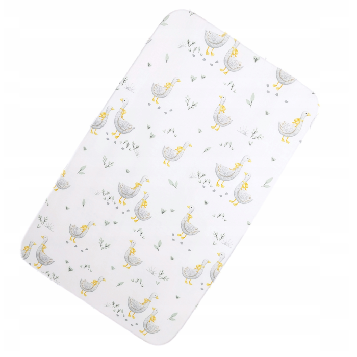 Paklode kūdikiui su guma 60x120 "Golden goose yellow"- medvilninė