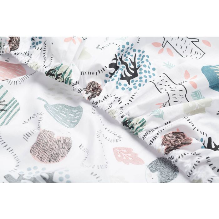 Paklode kūdikiui su guma 60x120 "Archie"- medvilninė