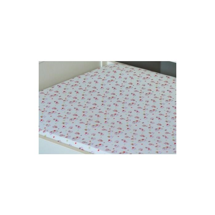 Paklodė su guma "Kitty"  120x60 BABYDO™