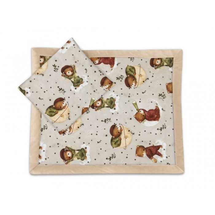 Pledas su pagalve kūdikiui  "Teddy beige" 