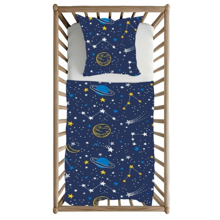 Patalynė kūdikio lopšiukui 80x70cm "Universe"