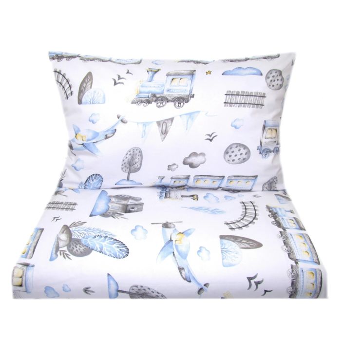 Patalynė kūdikiams 135x100 "Trains" 