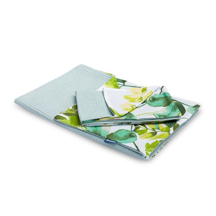 Patalynė kūdikiams 135x100 "Waffle in green" 