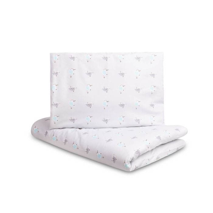 Kūdikio patalynės komplektas 135x100 "Dots&Birds"