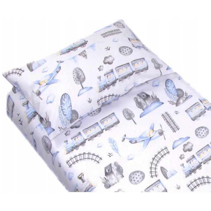 Patalynė kūdikiams 135x100 "Trains" 