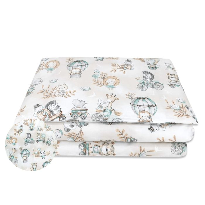 Patalynė kūdikio lopšiukui 80x70cm "Zoo nugat" 
