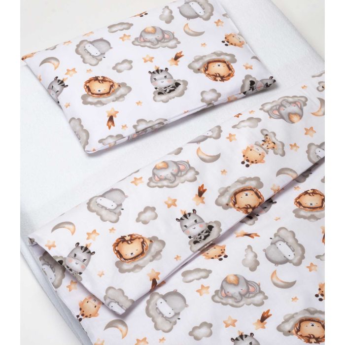 Patalynė kūdikio lopšiukui 80x70cm "Keep dreaming white"  