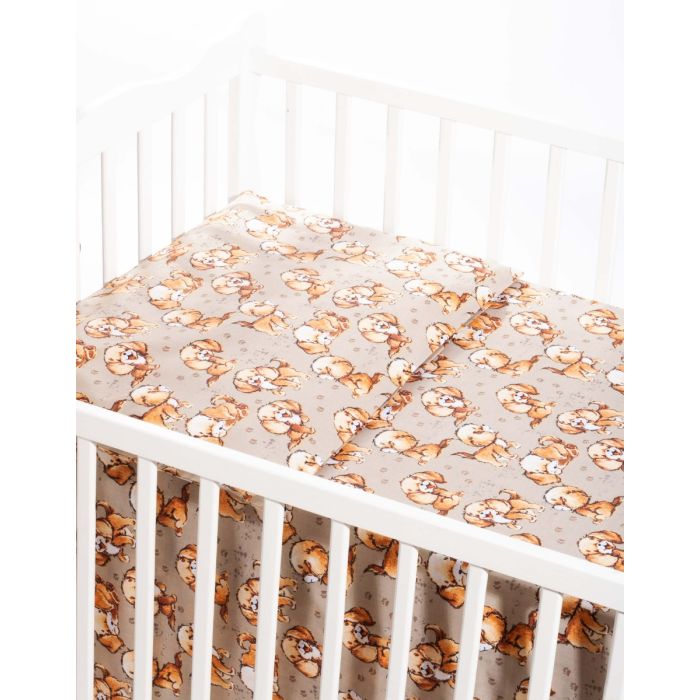 Kūdikio patalynės komplektas 135x100 "Puppy"  