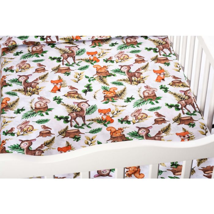 Patalynė kūdikiams 135x100 "Forest family"  