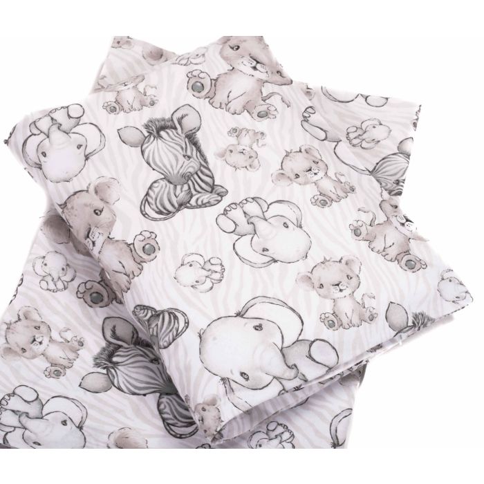 Patalynė kūdikio lopšiukui 80x70cm "Lion" pilka 