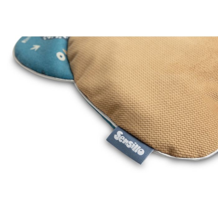 Komplektas kūdikiui "Carmel bear" pledas 56x76 cm ir pagalvė 36x28 cm 