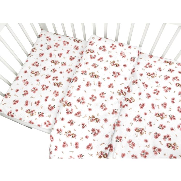 Patalynė kūdikio lopšiukui 80x70cm "Duckling pink" 