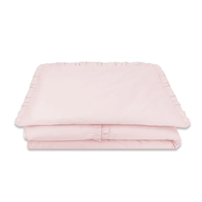 Patalynė kūdikiams su apsaugėlėmis, paklode  "Royal powder pink" 