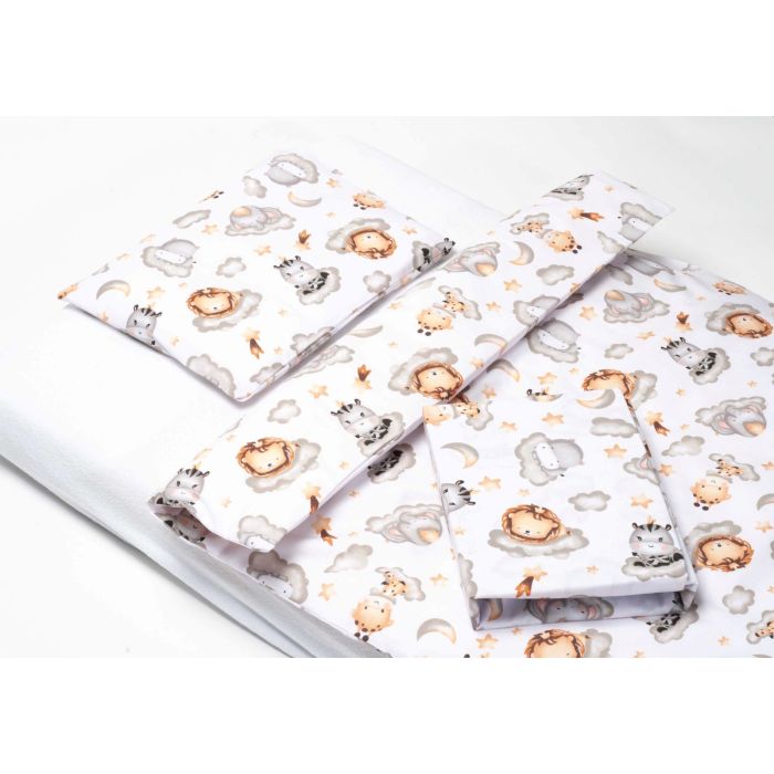 Patalynė kūdikio lopšiukui 80x70cm "Keep dreaming white"  