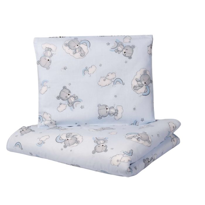 Patalynė kūdikiams 135x100 "Teddy blue" 