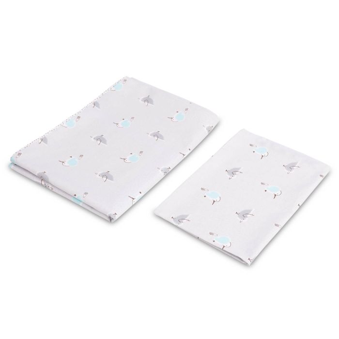 Kūdikio patalynės komplektas 135x100 "Dots&Birds"   