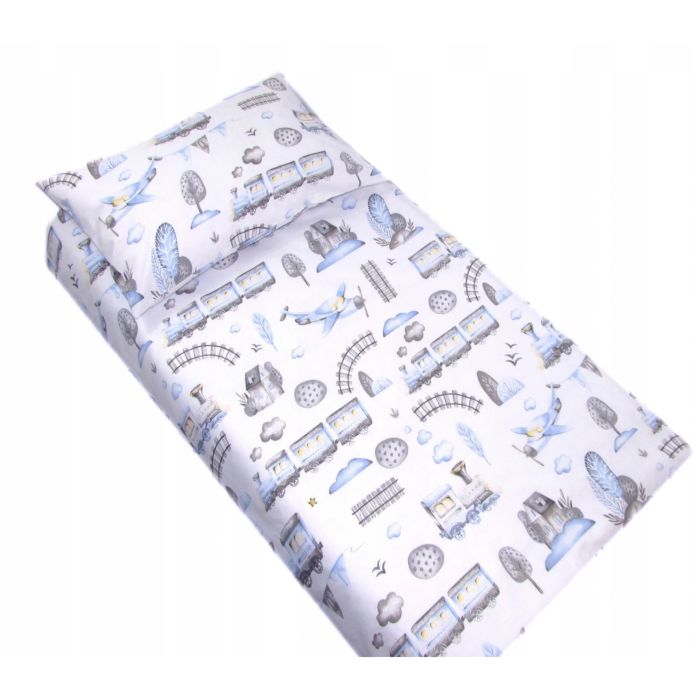 Patalynė kūdikiams 135x100 "Trains" 