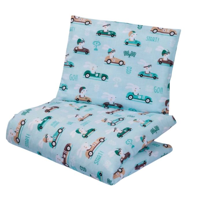 Patalynė kūdikio lopšiukui 80x70cm "Bunny go" 