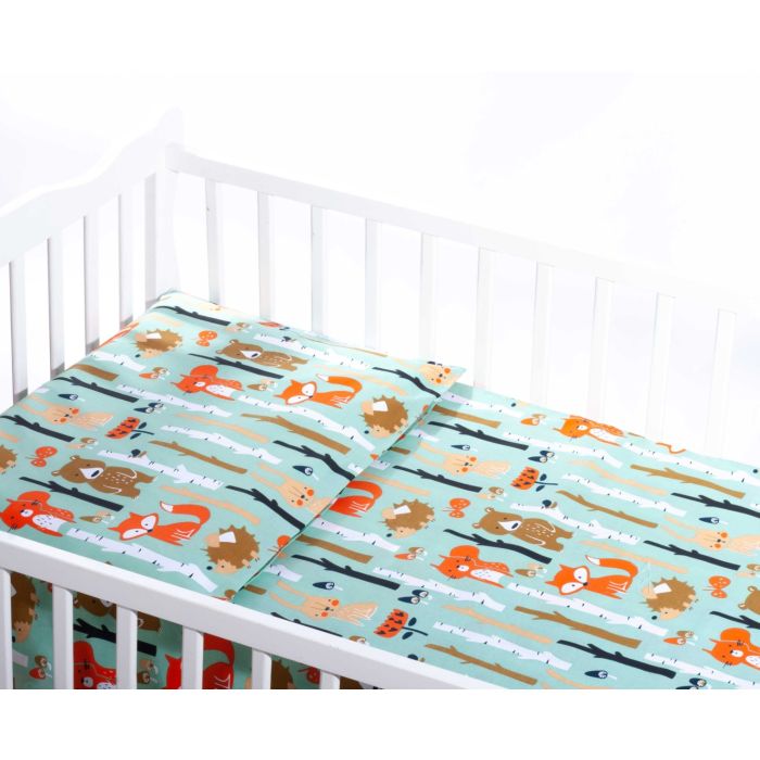 Patalynė kūdikiams 135x100 "Forest life" 