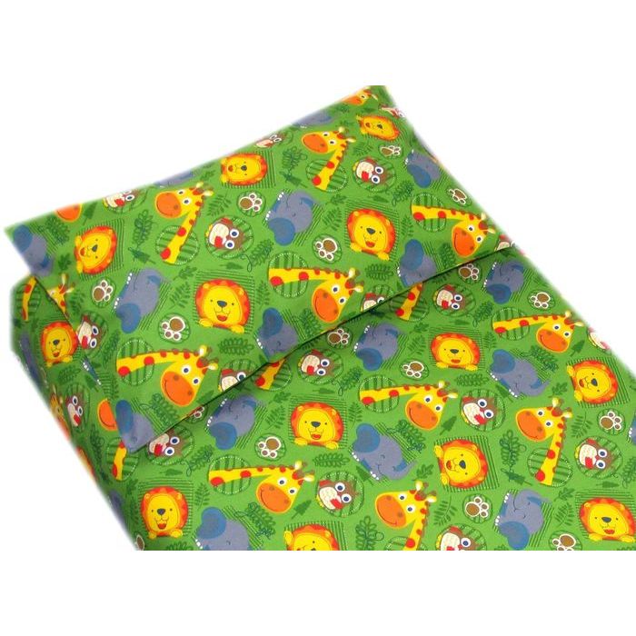 Patalynė kūdikiams 135x100 "Giraffe" žalia