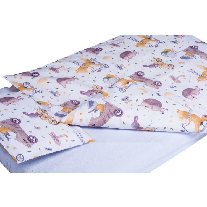 Patalynė kūdikio lopšiukui 80x70cm "The racers" 