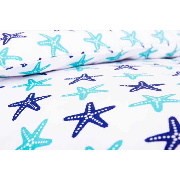 Patalynės komplektas vežimėliui "Jūros žvaigždės"