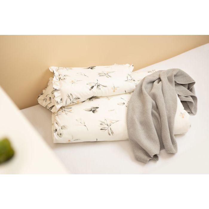 Patalynė kūdikiui 135x100 "Olive" su klostėmis