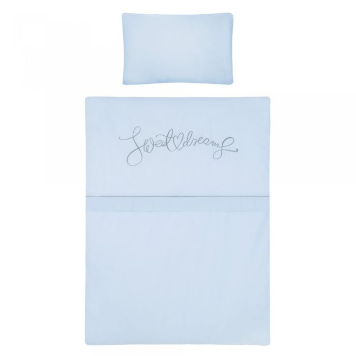 Patalynė kūdikiams su apsaugėlėmis "Sweet dreams" melsva