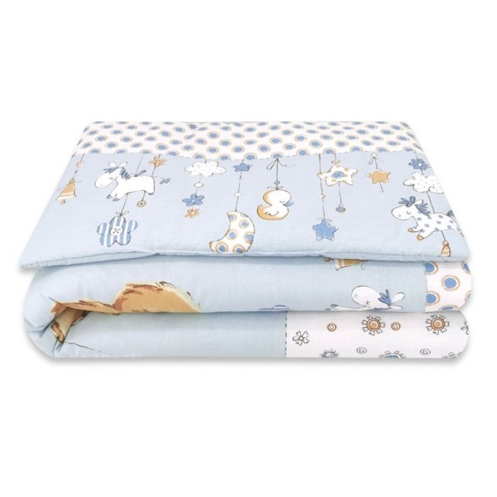 Patalynė kūdikiams 135x100 "Miki in blue" 