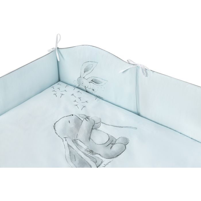 Patalynė kūdikiams su apsaugėlėmis "Andre" melsva