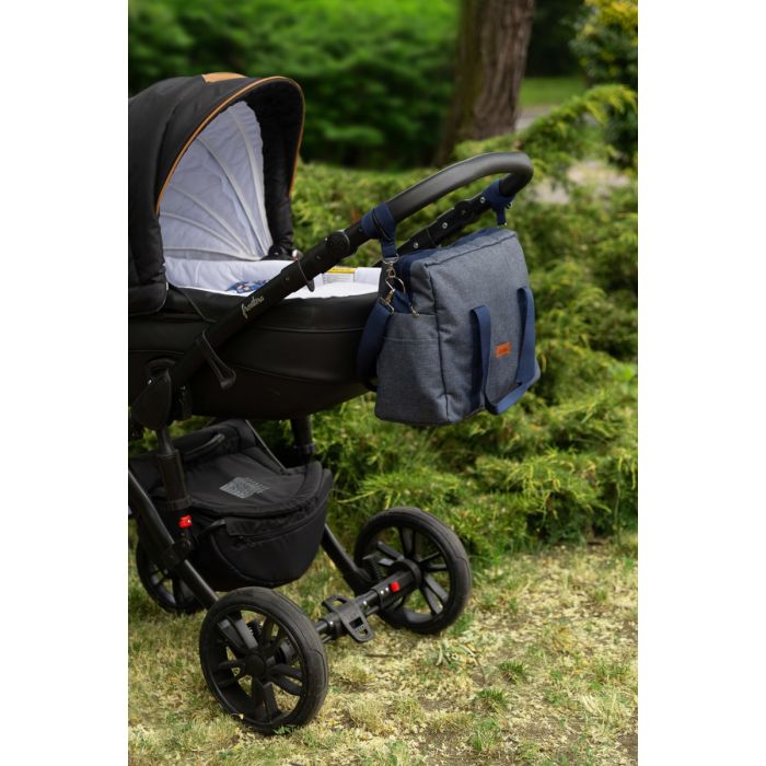 Krepšys - mamos rankinė kūdikio daiktams "Indiana " 