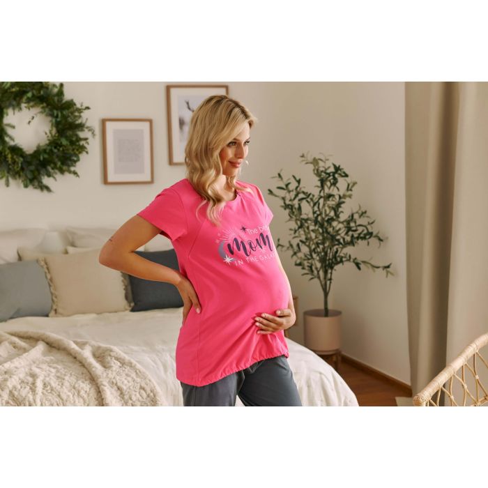 Pižama nėščiosioms ir maitinančioms "Mommy peony"
