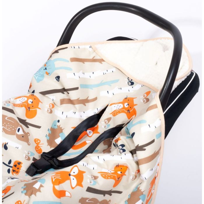 Pledas automobilinei kėdutei "Forest life" 80x80 cm out of stock