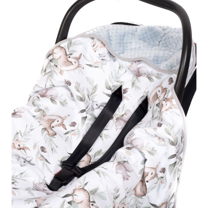 Pledas automobilinei kėdutei "Deer" 80x80 cm