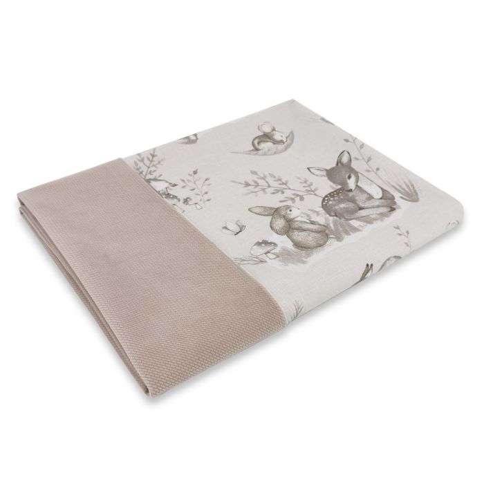 6 dalių kraitelis kūdikiui "Forest sepia"