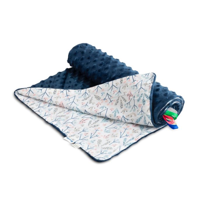 Pledas kūdikiui "IN BLUE" 100x75cm 