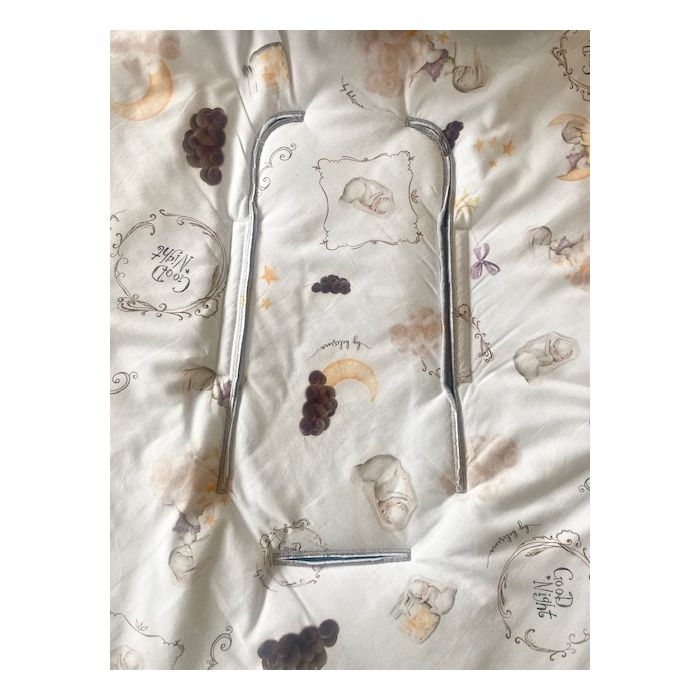 Pledas vokelis automobilinei kėdutei "Goodnight" 90x90 cm