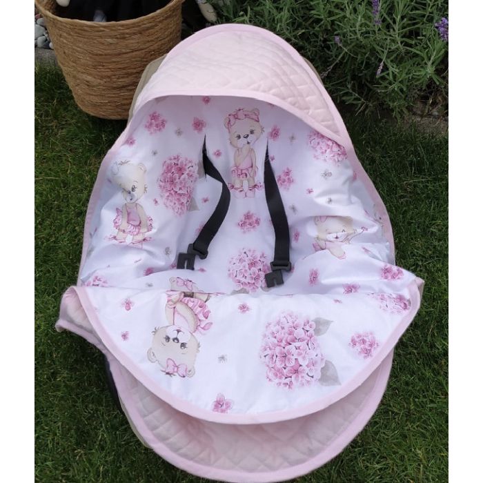 Pledas vokelis automobilinei kėdutei "Balerina" 