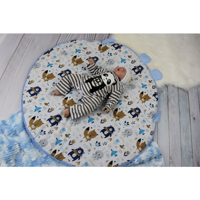 Vokelis - kilimėlis 2in1 kūdikiui "Forest" skersmuo 88 cm