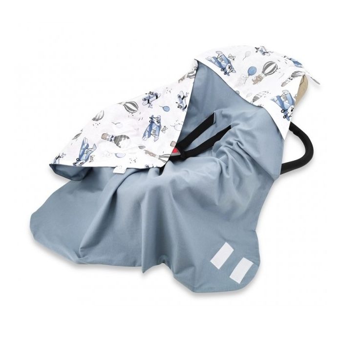 Pledas vokelis automobilinei kėdutei "Up blue" 