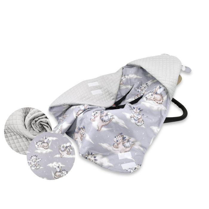 Pledas vokelis automobilinei kėdutei "Dragons"