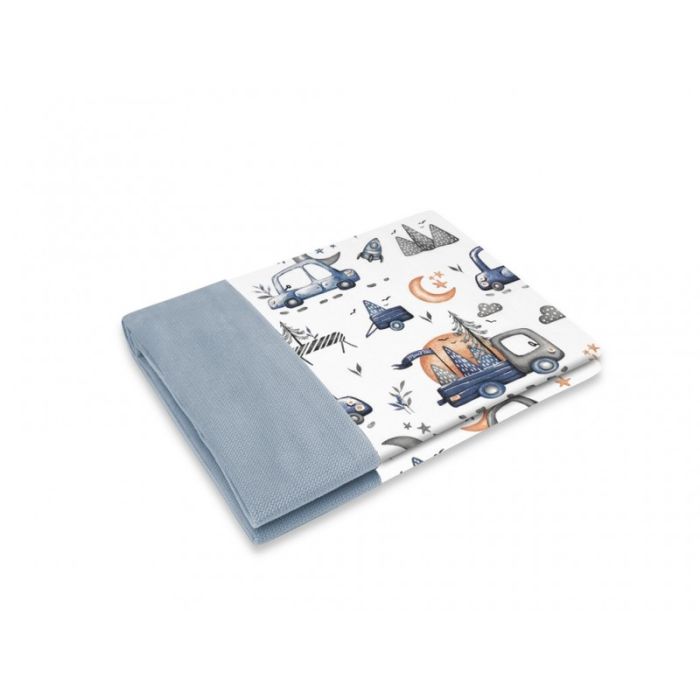 6 dalių kraitelis kūdikiui "On road blue"