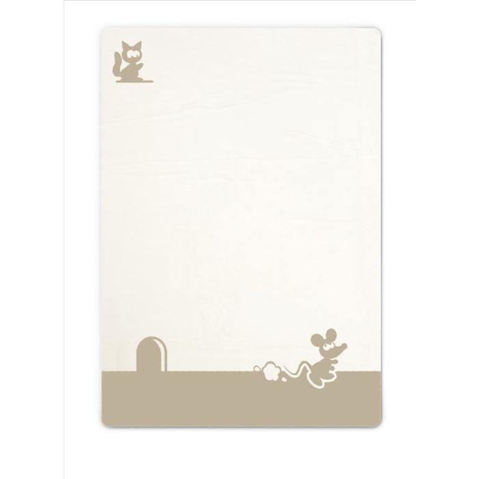 Pledas kūdikiui "Mouse" 100x75cm smėlio spalvos