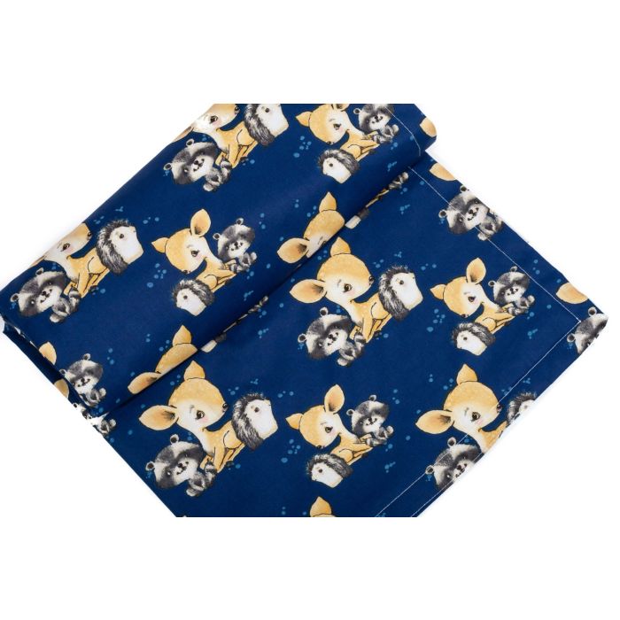 Pledas kūdikiui "Trio" 100x75cm  melsvas