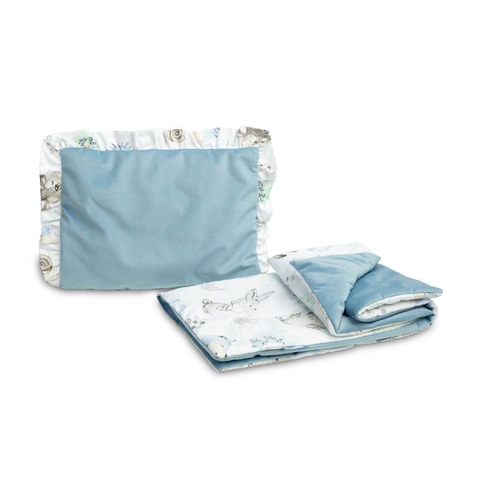Komplektas kūdikiui "Ulf" pledas 56x76 cm ir pagalvė 34x24 cm 